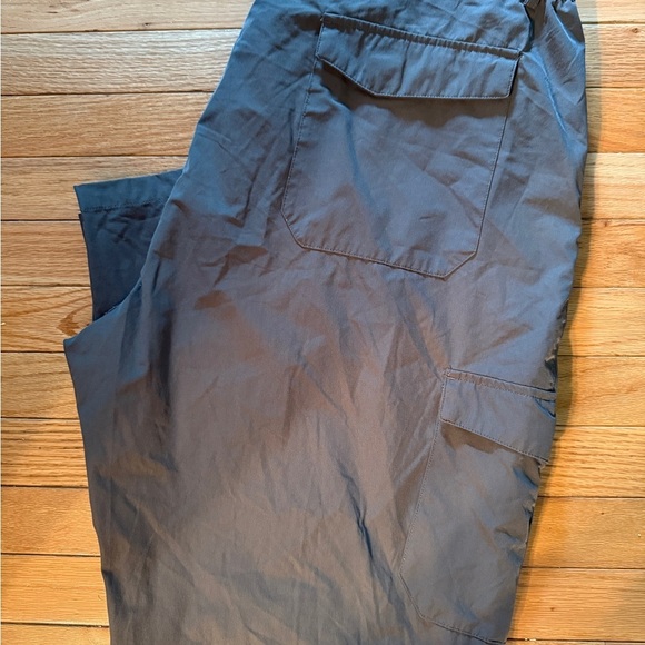 Grey Cargo Pants with Elastic Waistband - Picture 4 of 7